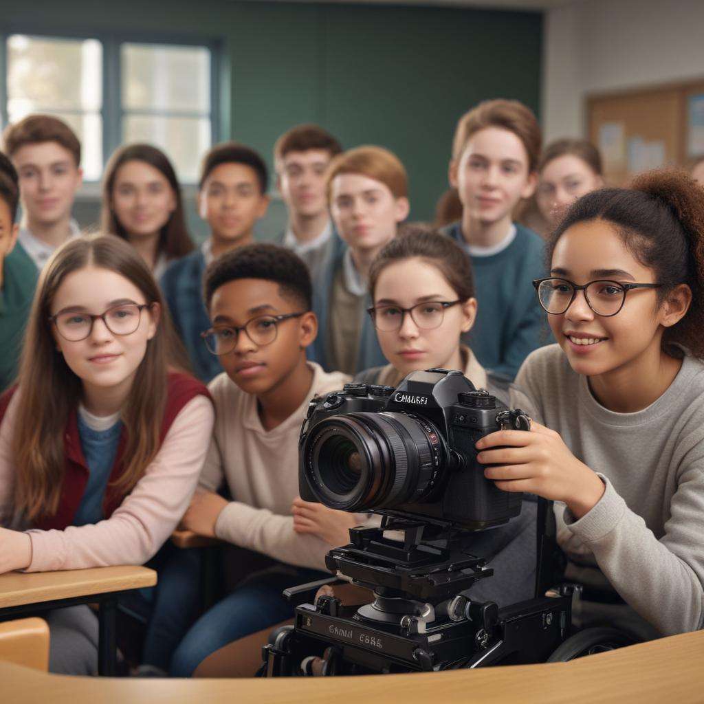 Students learning in an inclusive classroom under disability legislation